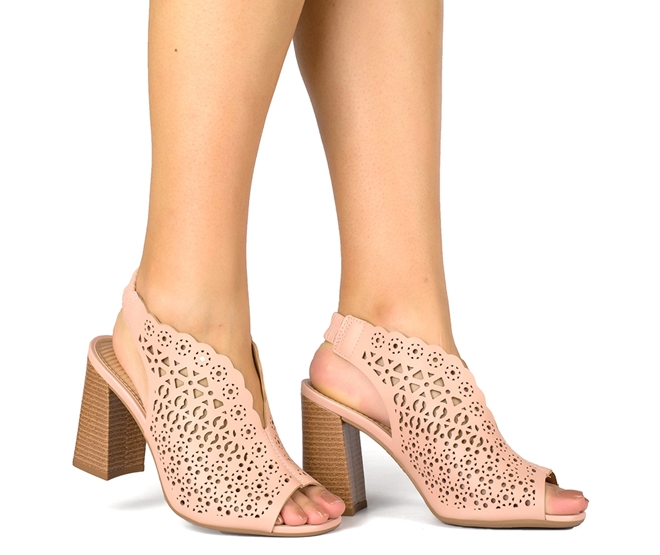 Sandália Dakota Z6223 Napa Nude - Benvender Calçados Femininos