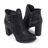 Botas pretas m/ cano - Tiffosi, Jutina