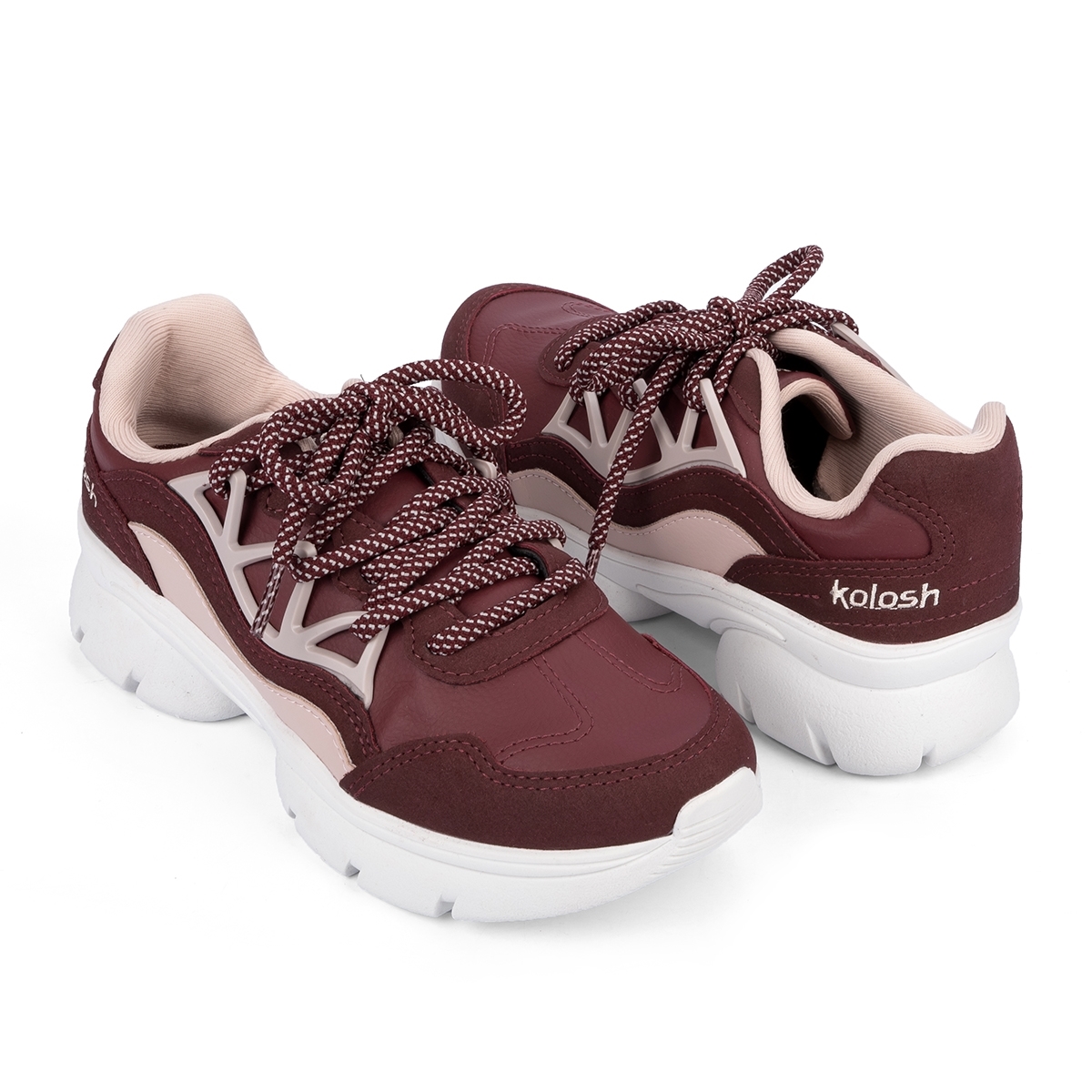 tenis kolosh bordo