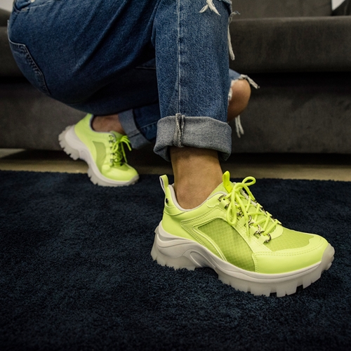 neon dad sneakers