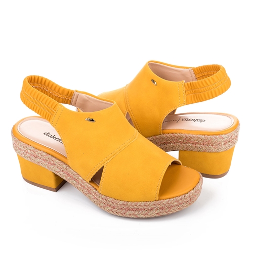sandalia dakota amarela