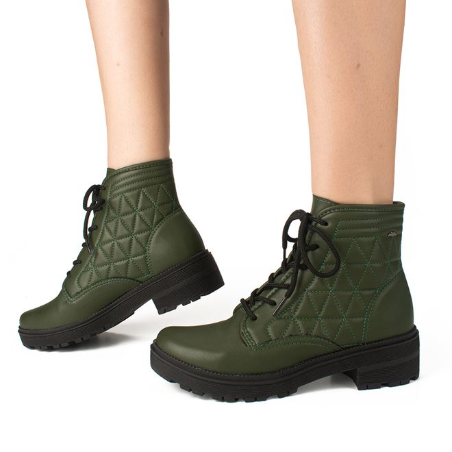 Bota hot sale coturno verde