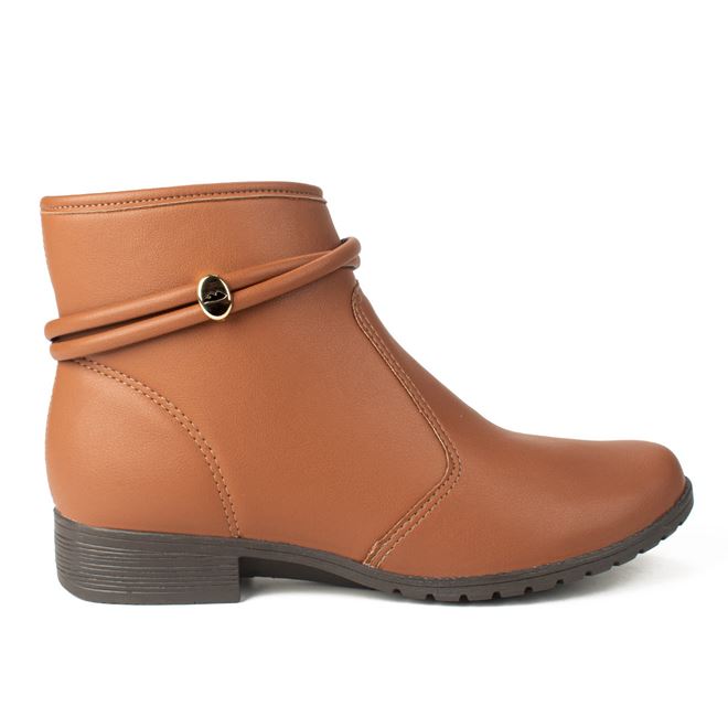 Bota Dakota de Cano Curto Caramelo